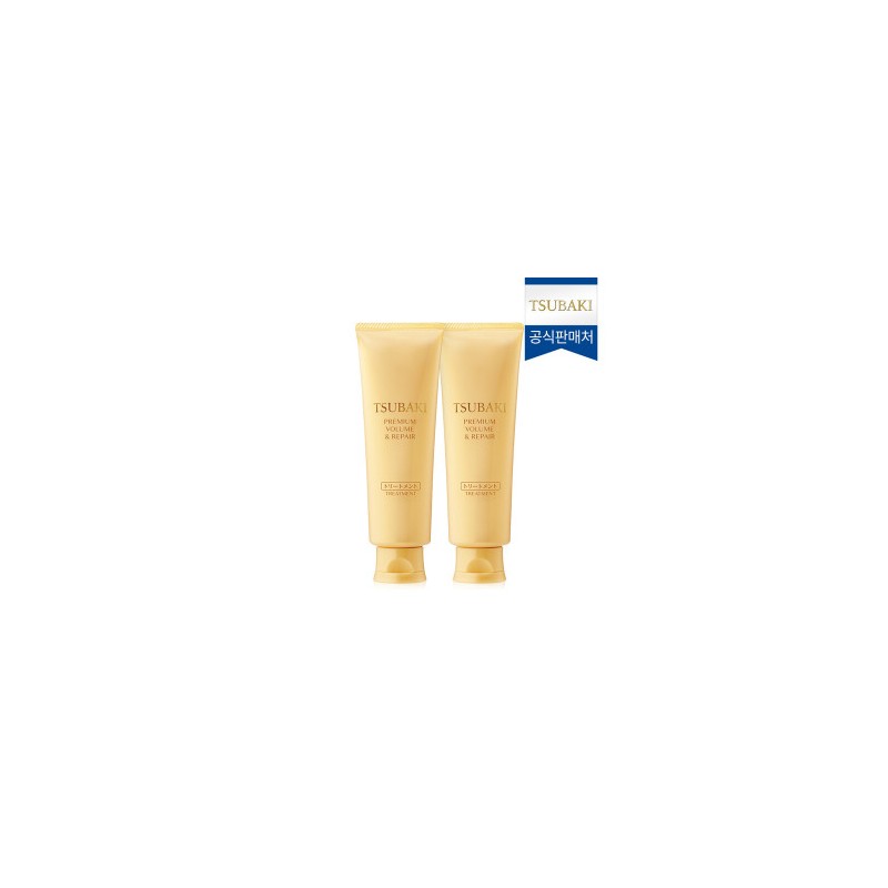 Tsubaki Premium Volume & Repair Treatment 160g, 2 single products