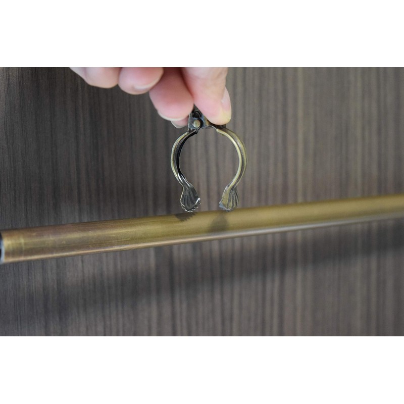 Japan Commerce Shell Curtain Clip, Antique 1.0 inches (25 mm),