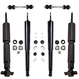 Detroit Axle - 2WD Front & Rear Shocks + Front Sway Bars Replacement for 1997-2003 Ford F-150 (Models Under 7700LB GVW Only) - 6pc Set