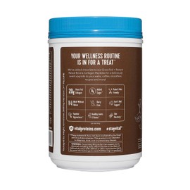 Generic Vital-Proteins Chocolate Collagen Peptides Powder, 32 oz (2 lbs), Grass-Fed, Pasture-Raised, Hydrolyzed Collagen Powder