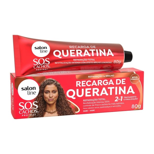 Undisclosed Salon Line - SOS Cachos Recarga de Queratina -