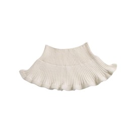 ZHEJIA Women's Knitted Collar Neck Warmer Scarf with Collar Turtleneck Knit Winter Cold Protection, white