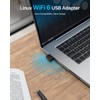 BrosTrend AX300 USB WiFi 6 Linux Compatible WiFi Adapter, 2.4GHz