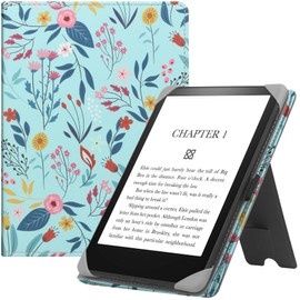 HGWALP Universal Case for 6 inch 6.8 inch 7 inch eReaders, Paperwhite Case with Hand Strap Fit with All 6" 6.8" 7" Paperwhite/Paperwhite 2023/ Paperwhite Signature Edition/Kobo eReader-Spring Bloom