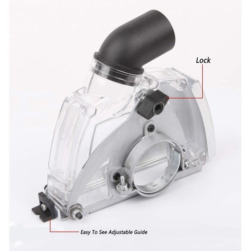 Aidelife Dust collecting Guard,Cutting Dust Shroud for Angle Grinders 4-1/2