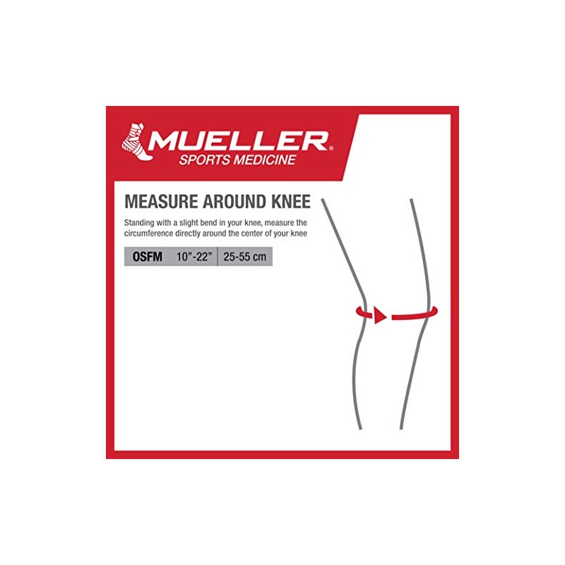 Mueller 992 Cinta rotuliana, color negro