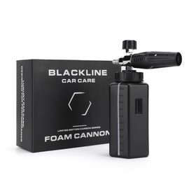 Blackline Foam Cannon for Pressure Washers (Wide Mouth), Durable Foam Sprayer for Safe Car & Truck Washing, Easy to Use & Adjust, Creates Thick Foam, 1L Bottle & Snow Foam Lance w/ 1/4" Quick Connect