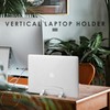 LOTEYIKE Aluminum Vertical Laptop Stand, MacBook Pro Laptop Vertical Stand