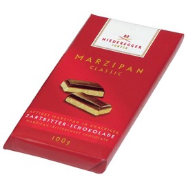 Niederegger Bittersweet Dark Chocolate Marzipan Bar 100g