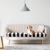 Newwiee 8pcs Patio Stretch Cushion Covers Stripe Outdoor Cushion Covers