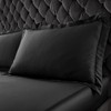 Catherine Lansfield Silky Soft Satin Oxford Pillow case Pair Black