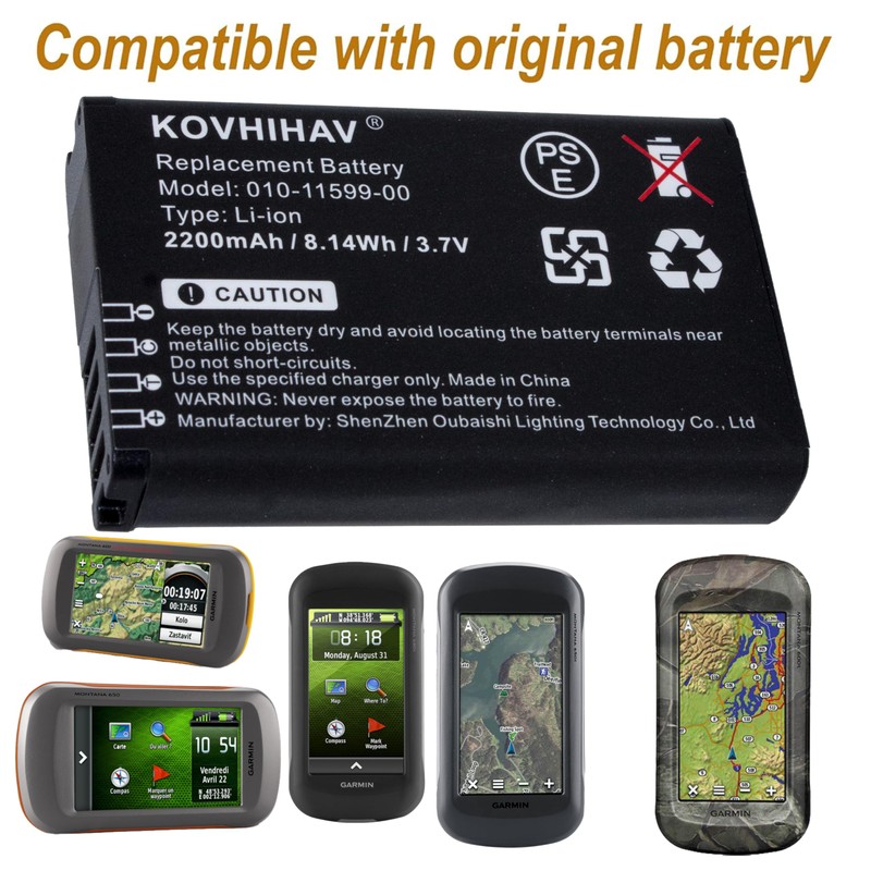 Alpha 200i 300i GPS Battery Compatible with Montana 600 Montana