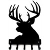 Buck Head Deer Key Rack Hanger - Large 9 inch Wide - Made in USA