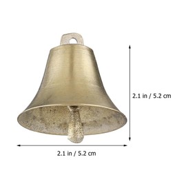 4pcs Cow and Sheep Bells Retro Bells Bell for Farming Grazing Bell Farming Accessory Livestock Hanging Bells Goat Bell Metal Cattle Bells Anti-Theft Loud Bells Loud Cattle Bell