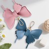 dnpfel Butterfly Bag Charm,keychain Leather Handbag Charm for Purse Backpack