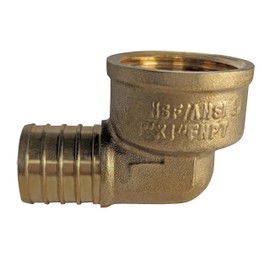 XFITTING 1 Inch Pex x 1 Inch Pex Female NPT Elbow, 2 Pieces
