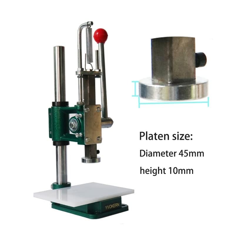 Multi-Function Hand Press and Hole Punch Machine for Stamping Leather