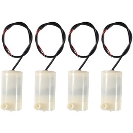 AITIAO 4Pcs DC 3-5V Micro Submersible Mini Water Pump for Aquariums Fish Tank Pond Fountain Hydroponics Garden