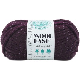 Lion Brand Bulk Buy Wool Ease Thick and Quick Yarn (3-Pack) Galaxy Metallic 640-305