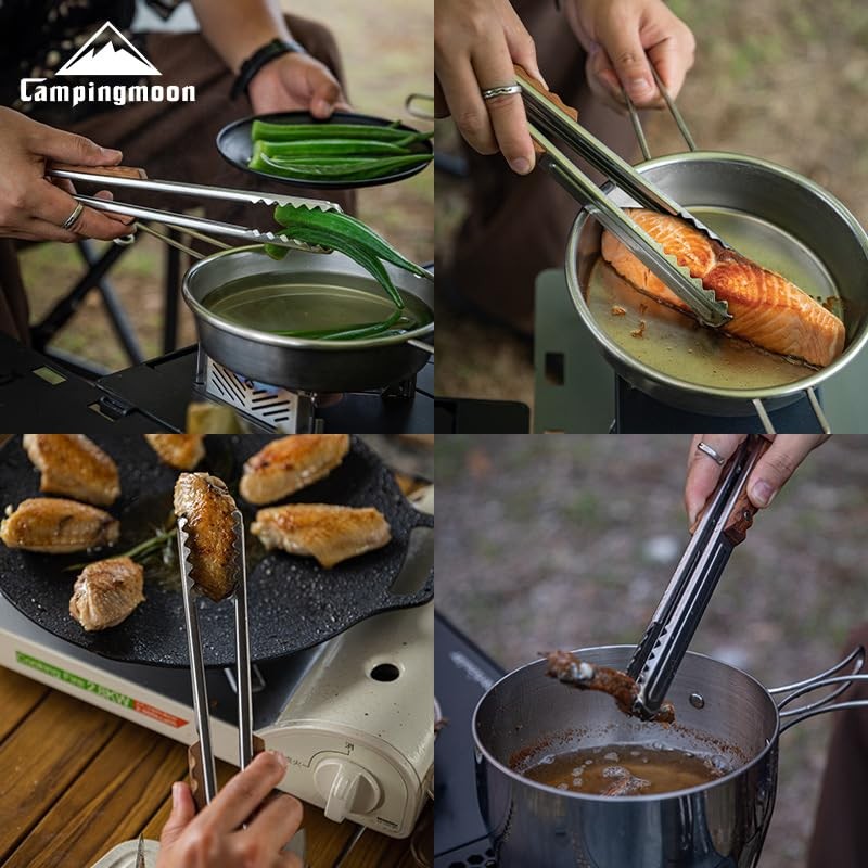 Camping Moon MS-40 Camping Bonfire Hand Tongs, Meat Scissors, Firewood