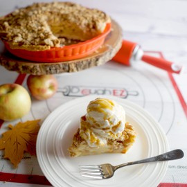 Dough EZ 10-Inch Round Non-Stick Silicone Glass Bottom Pie Pan, Oven Safe Up to 450° F, Dishwasher Safe, BPA Free