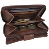 Small Genuine Cowhide Leather Women's Wallet / Purse / Purse