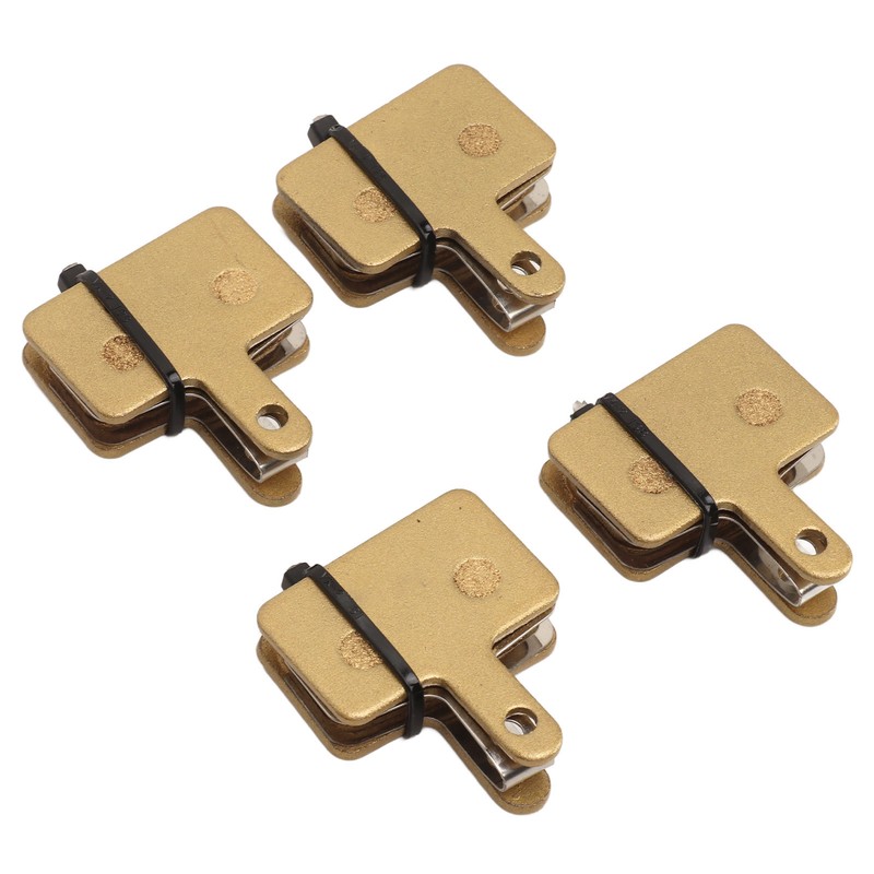 4 Pair Bike Brake Pads with Installation Tools Metal Reliable