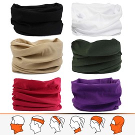 JOEYOUNG Headwear, Bandana, Neck Gaiter Head Wrap Headband Balaclava Magic Scarf