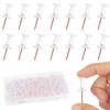 Vicloon Push Pins 300pcs Drawing Pins with Plastic Heads and