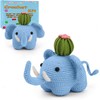 XIANFANG 2 PCS Easy Crochet Animals Starter Kit with Slowly