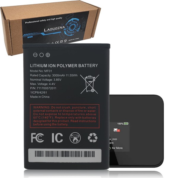 LAQUEENA MF01 Battery Compatible with AT&T Turbo Hotspot 2 (CT2MH507)