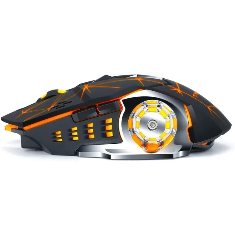 Mouse gamer de juego inalámbrico Free Wolf X8 star black