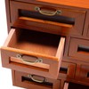 16 Drawers Desktop Storage Box,Tabletop Wooden Storage Cabinet with Handles,Stackable