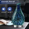 MAXWINER Essential Oil Diffusers Ultrasonic 3D Glass Aromatherapy Diffuser, Auto