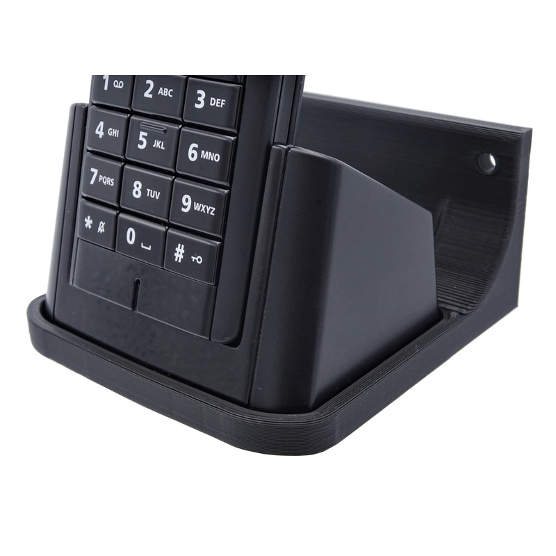 BKB Wall Mount for Fritz!Fon FritzFon C5 Black 3D Print