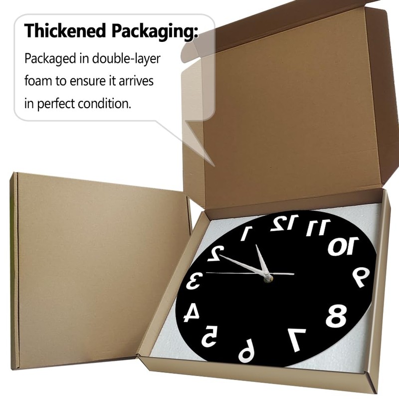 Reloj de pared The Geeky Days Reverse de 30,48 cm