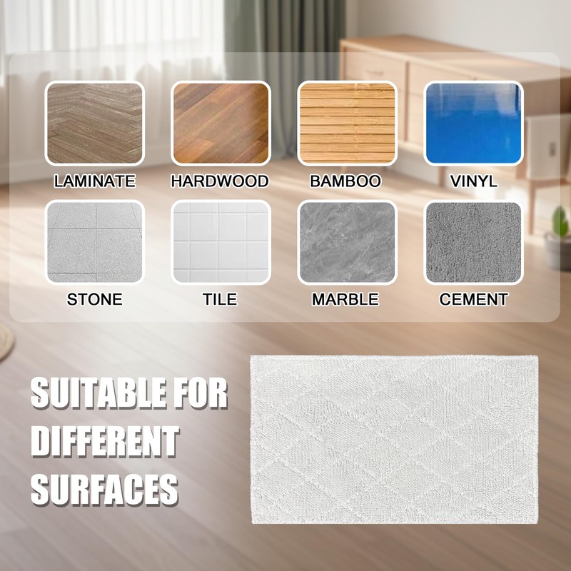 Light 'N' Easy Steam Mop Pads Replacement Reusable for S3601