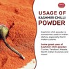 Spicy World Kashmiri Chilli Powder (Chili) 1 Pound Bulk Jar