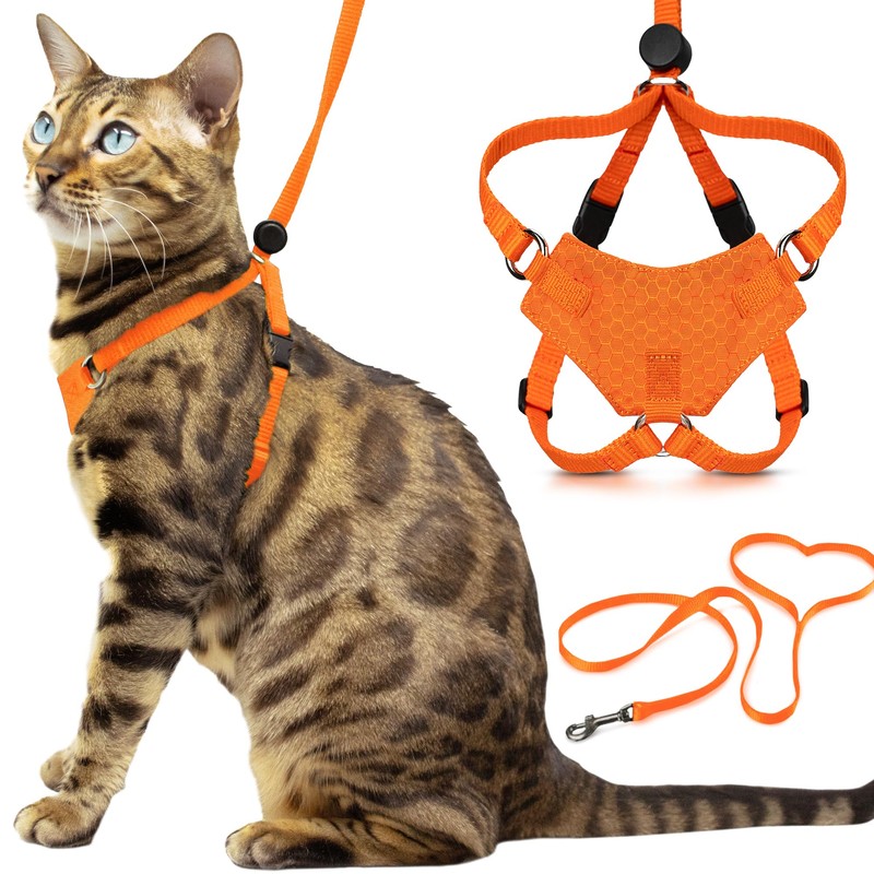 Houdini™ Escape Proof Cat Harness and Leash Set by OutdoorBengal