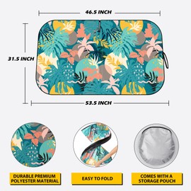 Windshield Sun Shade - Car Windshield Sun Shade for UV Protecion Heat Reduction 2025 Sun Visor for Car Interior (55"x31.5")