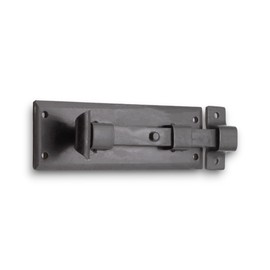 Infinity Decor Vintage 6” 150mm Beeswax Straight Iron Fish Tail Bolt Door Latch - Heavy Duty Blacksmith Security Privacy Lock - for Doors and Windows