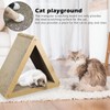 PRITOK Triangular Scratching Board for Cats: 3 Cat Scratching Board
