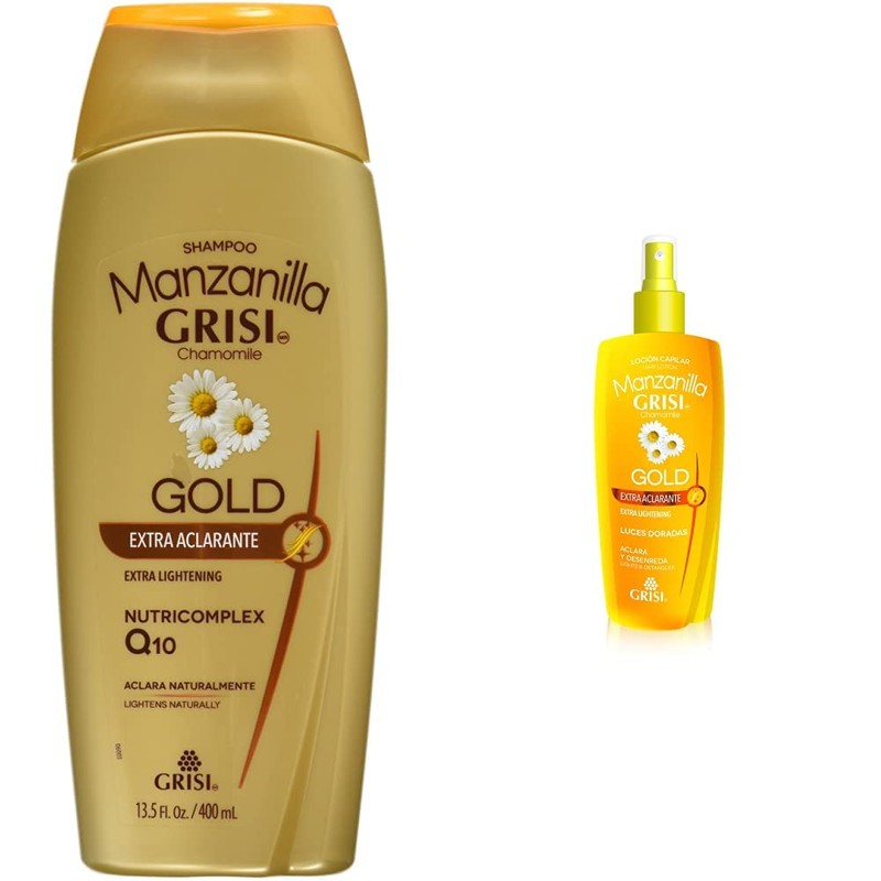 Shampoo Manzanilla Grisi gold extra aclarante 400 ml Grisi Loción