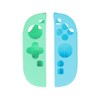 アンサー Switch2ジョイコン用 シリコンプロテクト ライトグリーン&ライトブルー ANS-SW173LGB
