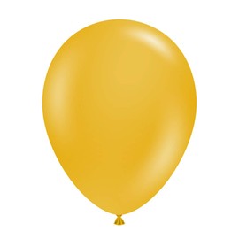TUFTEX 5" Mustard Latex Balloons