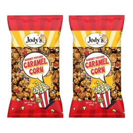 Jody’s Caramel Corn x2 Popcorn – 2 Pack Bundle of 14oz Bags – Handcrafted Gourmet Snack – Buttery Sweet Caramel Glaze – Non-GMO Kernels – Small Batch – Perfect Treat for Home or Gifting