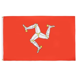 AZ FLAG Isle of Man Flag 3' x 5' - Manx - English flags 90 x 150 cm - Banner 3x5 ft