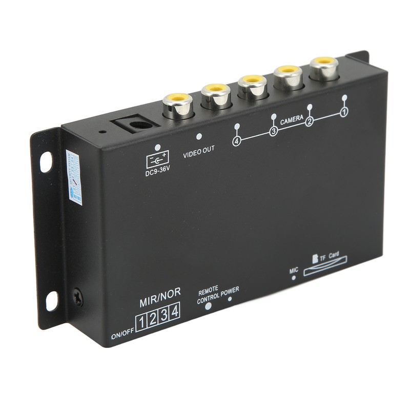 Vehicle Digital Video Recorder 4 Channel 720P DC9‑36V Universal Mini