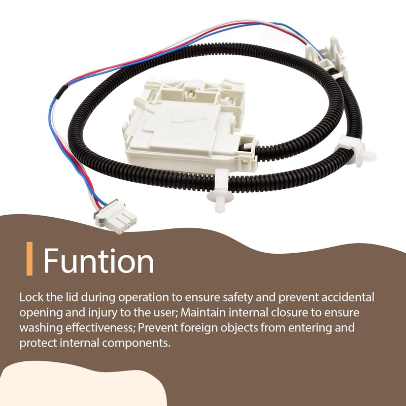 290D3070P002 Washer Lid Lock Switch Washing Machine Lock Assembly Compatible