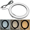 10 Inch 2400‑3000LM 12W LED Ring Light with Cell Phone